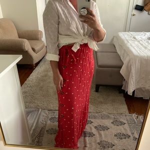 Madison High Waisted Long Skirt